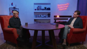 Taiwanese investigative journalist Jason Liu visits Vitaly Moroz