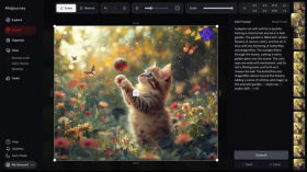 Midjourney. Web-based image editor